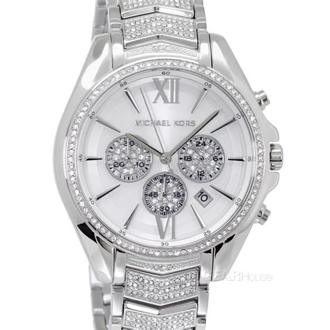 Michael Kors Whitney Stainless Steel Watch With Glitz Accents